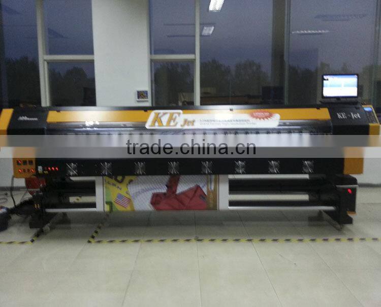 Human KE-JET Eco solvent printer with 4 pcs DX5 Heads Wall Paper printer