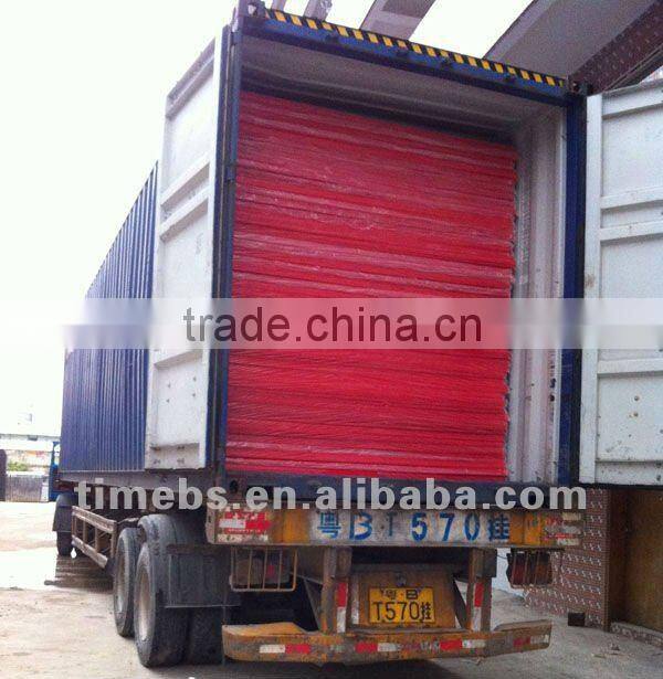 Corrugated plastic board