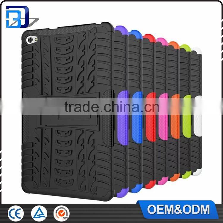 New Arrival 2 in 1 PC+TPU Hybrid Kickstand Hard Tablet Case For Huawei MediaPad M2 M2-801W 8.0 Inch Stand Armor Covers