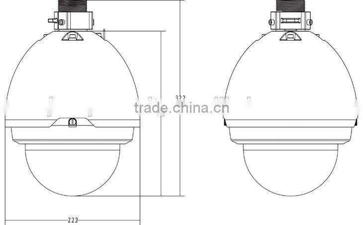 Dahua Speed dome Camera 2MP 30X zoom Dahua Auto Tracking PTZ ip Camera(SD65230HNI)