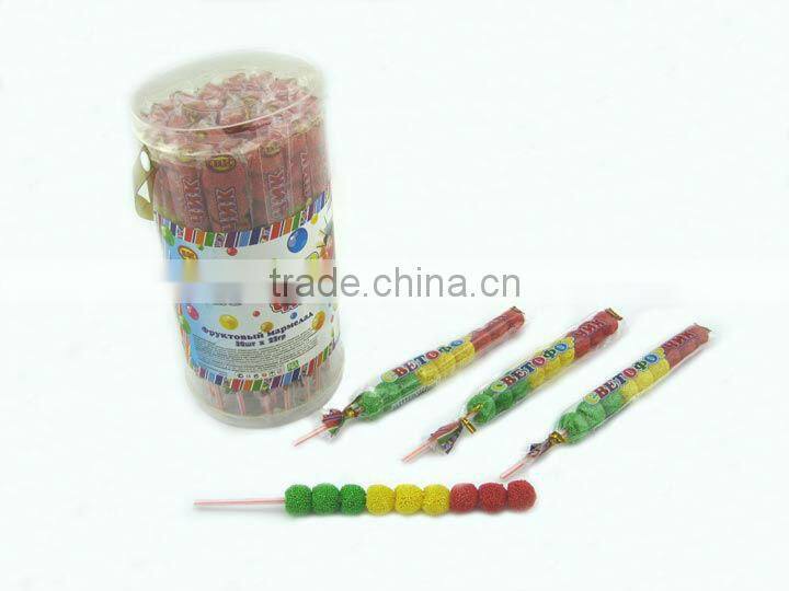 Fruity Jelly Ball Traffic Light Soft Jelly Candy in Jar, 22g gelatin candy