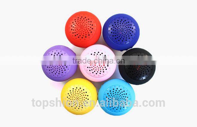 Super Bass Portable Wireless Bluetooth Speaker With Sucker, Silicone Mini Bluetooth Speaker
