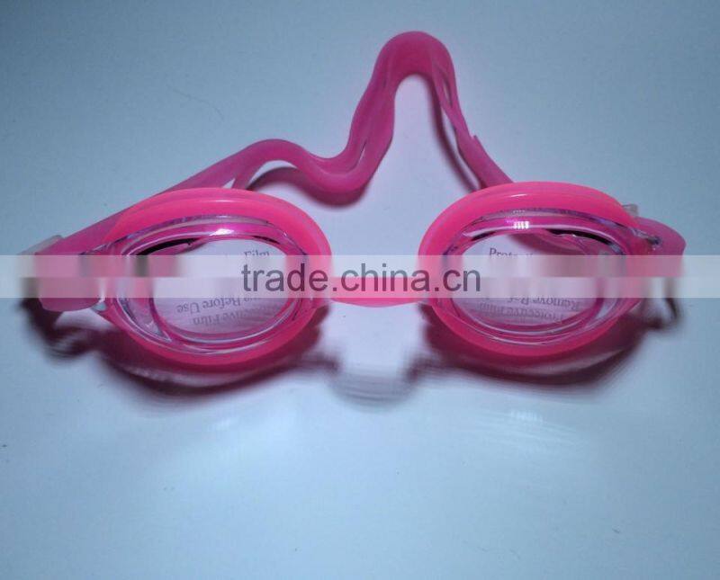 China supplier swimming goggles for children, colorful swimming glasses for children
