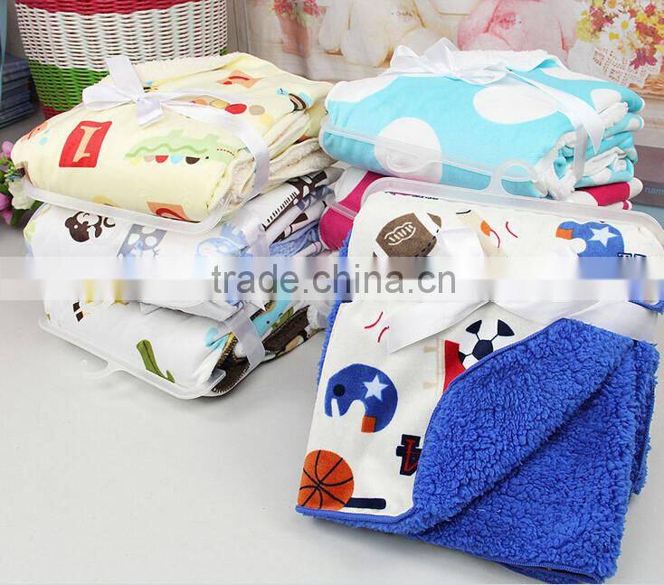 Different Animal Design High Quality Swaddle Blanket for Kids