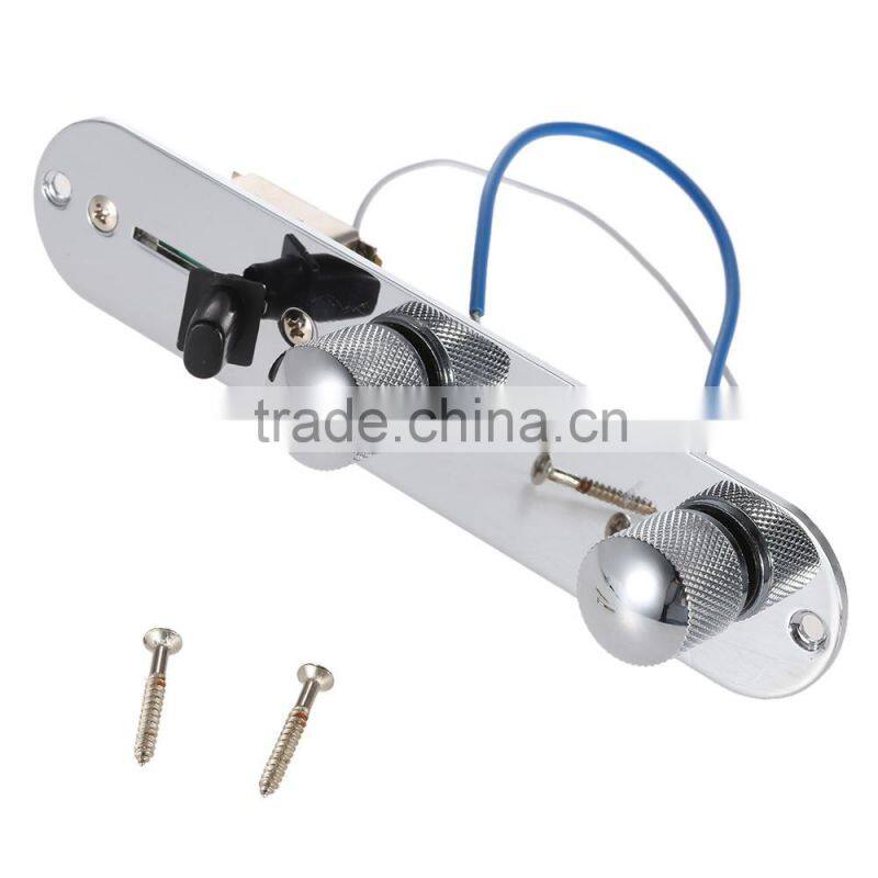 Electric Guitar 3-way Switch Wired Loaded Control Plate Circuit Boardfor Full Set Series