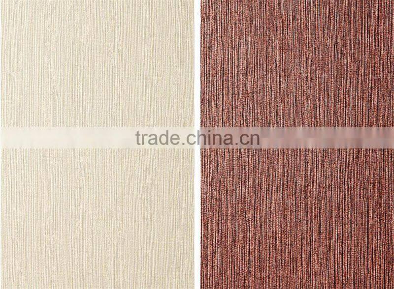 water proof one color wallpaper for hotel rooms