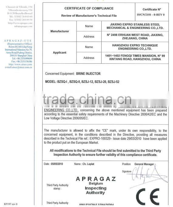 Expro Brine Injector (BZSJ-12) / European brine bump and needles / Meat processing machine