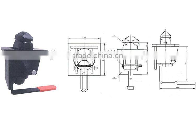 Truck parts twist lock