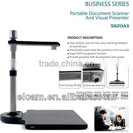 Mini Portable Document A4 A3 Scanner Document Camera