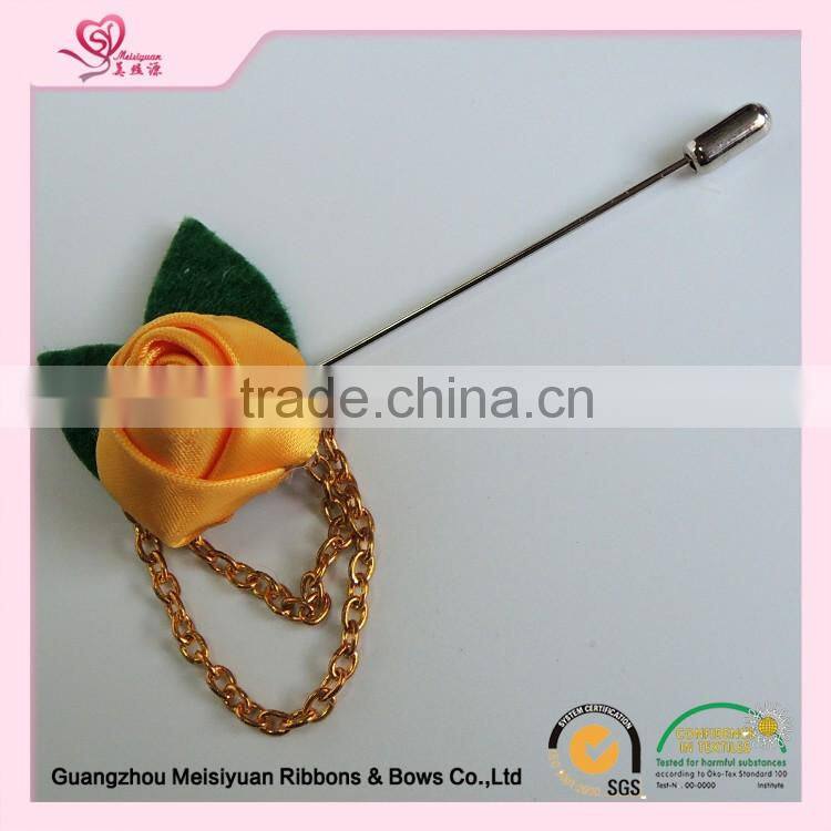 lapel pin brooches/wholesale custom flower metal lapel pin badge/factory direct sale metal lapel pin badge