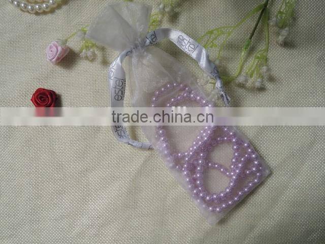 silk drawstring lingerie bag large organza bags customized