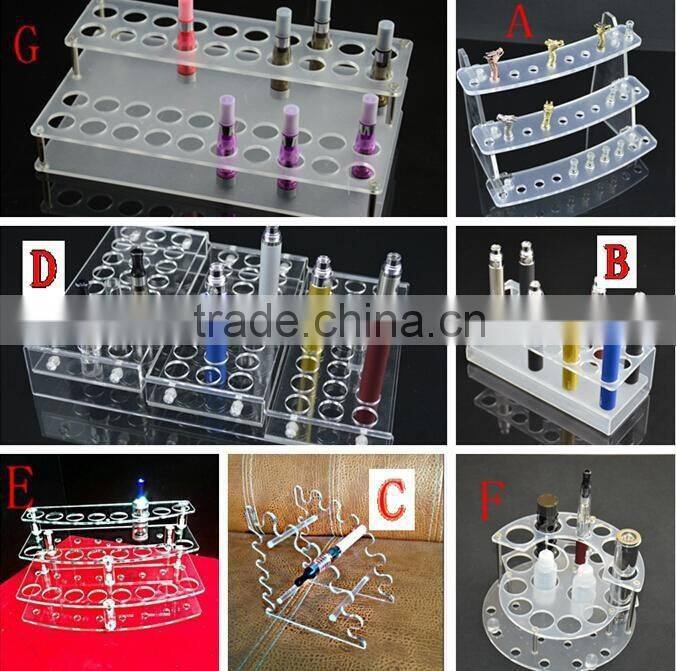custom clear plastic e-liquid juice acrylic display stand