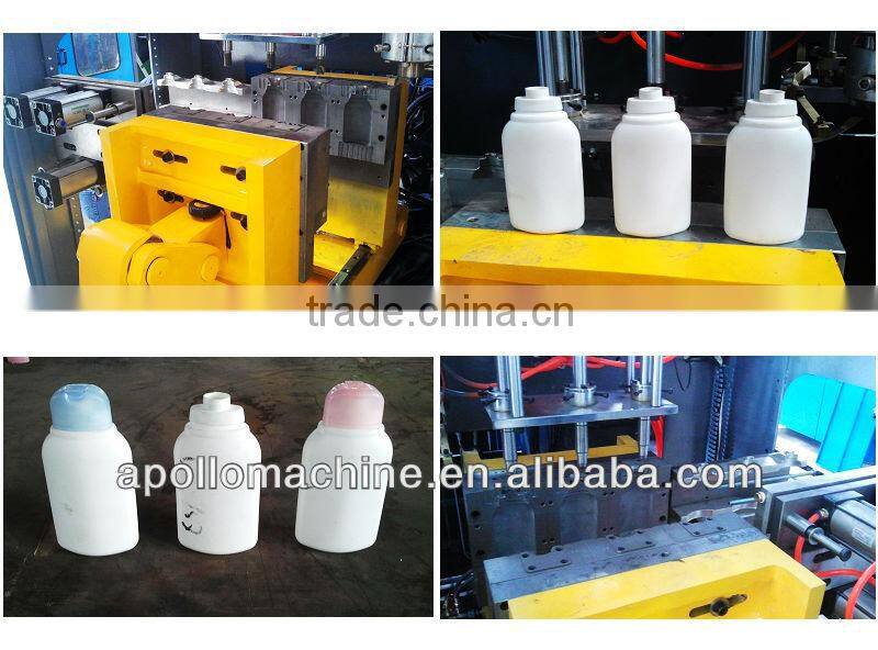 1000ml detergent CE approved plastic milk bottle molding machine
