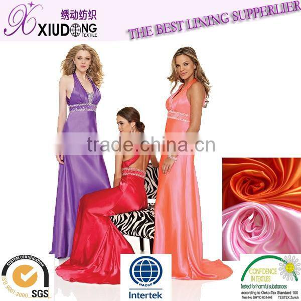 75*150d for wedding plain dyed silk dull satin