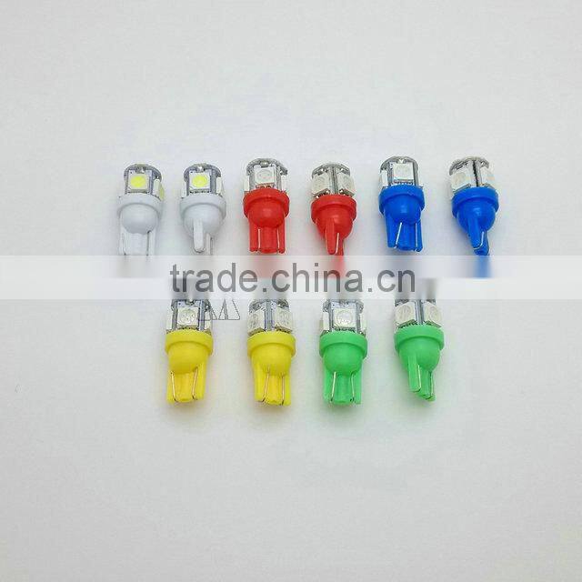 LED Light Bulb Reading Parking Light Side Wedge Tail Light Lamp 192 168 194 W5W white/blue/red/green/yellow/pink 12V