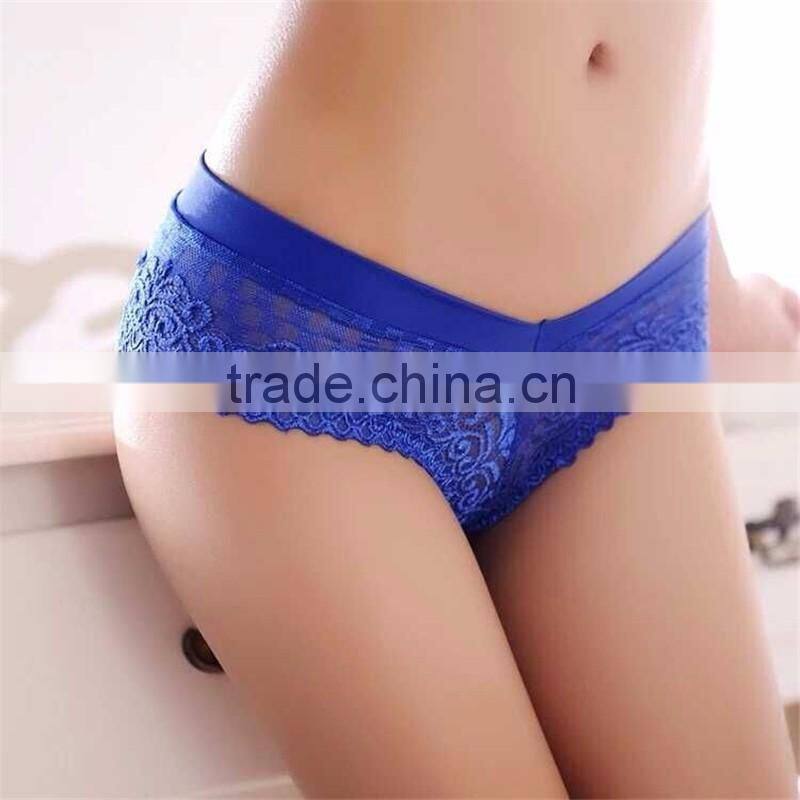 Cheap Hot Selling Elegant rench Lace Panty Made in China Women Sexy Young Girl Undergarment