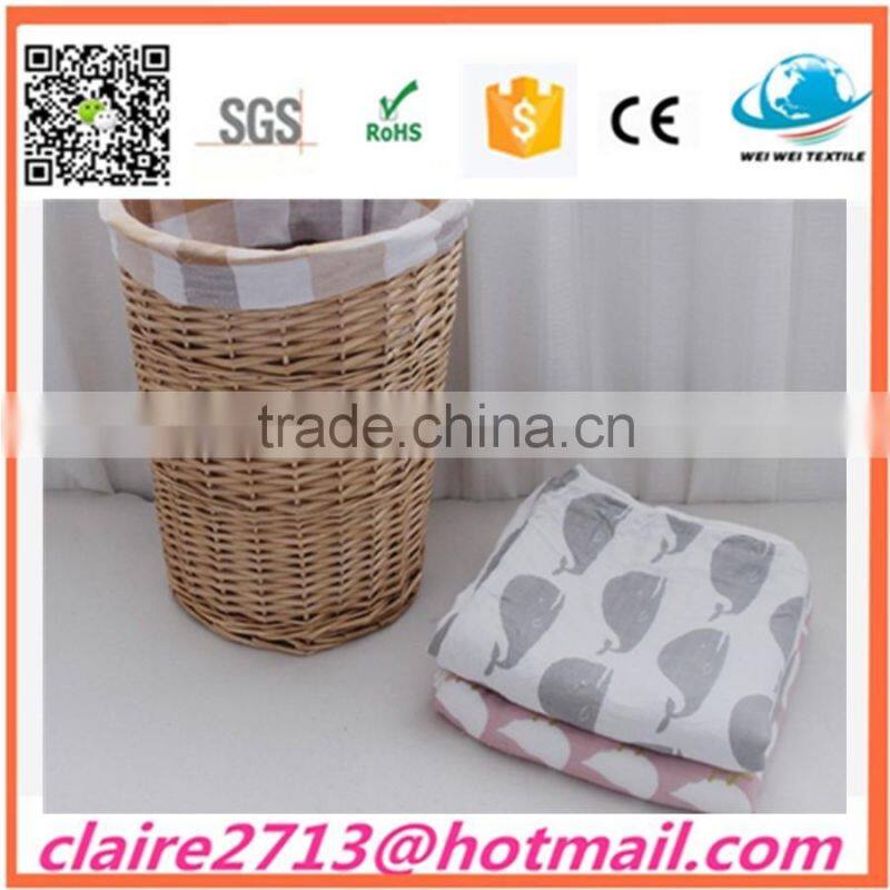 47*47 Inch Size 100% muslin organic bamboo cotton baby swaddle blanket by trade assurance