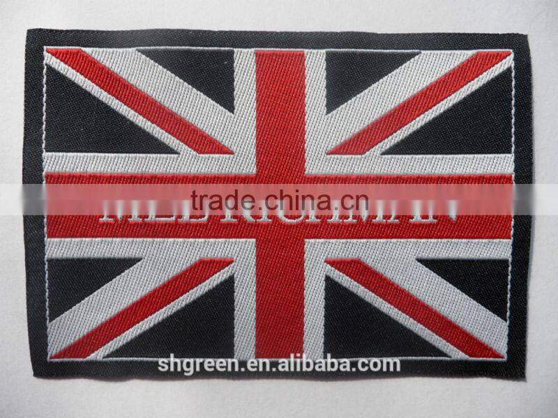 high definition soft damask woven labels,weaving letters design tags