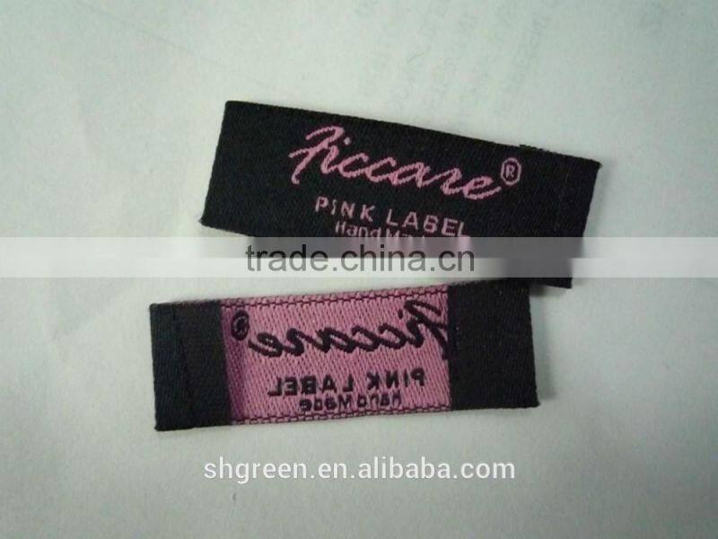 well-known nylon taffeta main woven patch