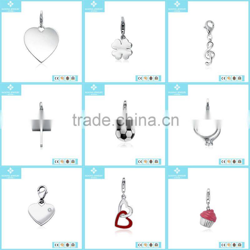 Personalized Silver Jewelry 925 Sterling Silver Treble Clef Music Charm in Sterling Silver