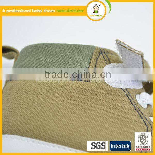 High quality wholesale baby kids children casual sport safety shoes hot sale baby high ankle canvas shoes