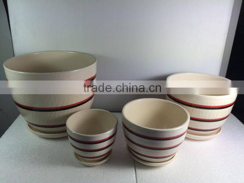 Baonan good quality hot sale cheap ceramic flower pot