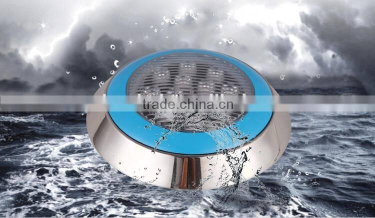 2016 new rgb remote wall fixed led light pool 12w