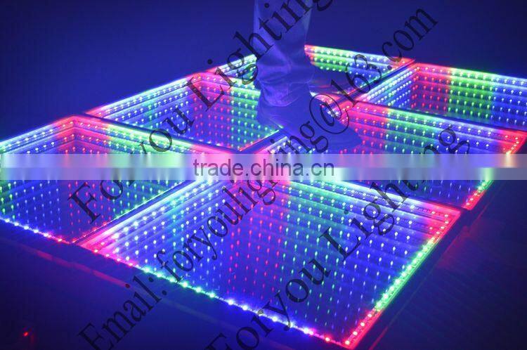 3-Year Warranty Professional DMX/WIFI/Wireless Remote/PC/SD Wedding Disco DJ Waterproof Outdoor 3D LED Dance Floor Light