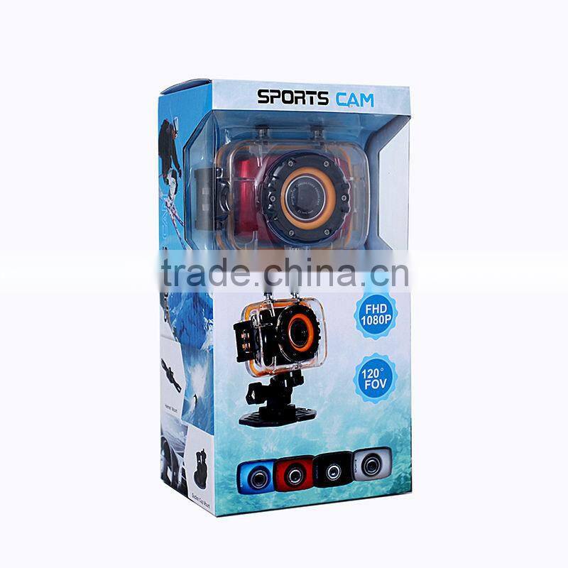 Waterproof full hd mini sport dv 1080p manual camera