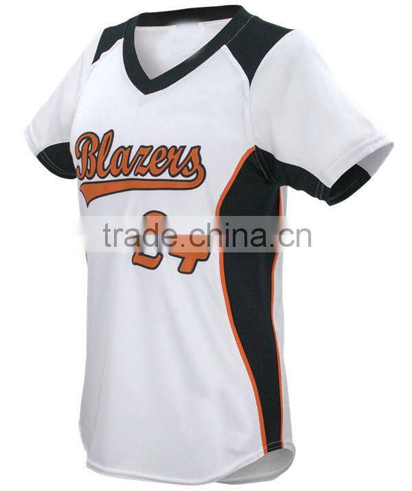 no MOQ team logo customized usa softball jerseys