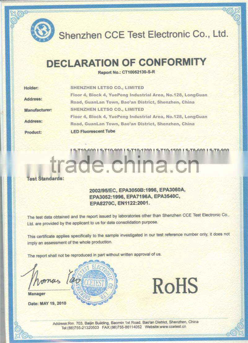 2015 shenzhen factory price 3 years warranty Hot Top Quality t8 led tube SMD2835 18W led t8 4ft 1.2m tube led t8 tubo light