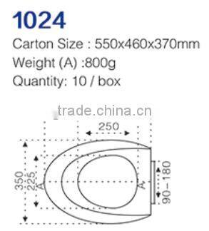 One piece toilet floor wall hung Arab toilet seat- Fenge 1024