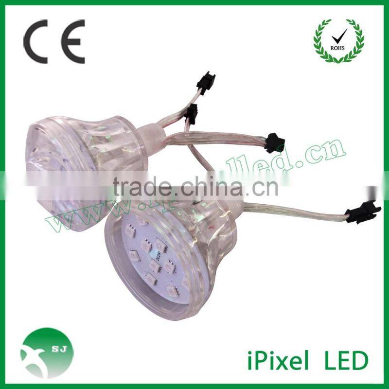 60mm turbo led pixel amusement park rides pixels DC24V waterproof IP68