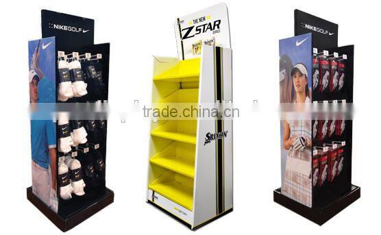 cardboard custom merchandising display stand for retail