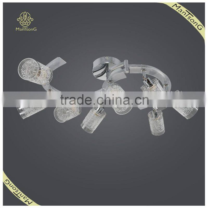 2016 New arrival Indoor Decorative Glass Shade Round LED Ceiling Light, LED Lighting