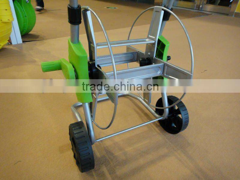 portable garden hose & metal hose reel cart for 30m
