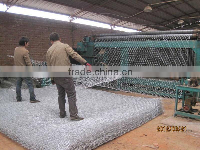 Durable Hexagonal Wire Mesh,Three Twist Gabion Mesh,Hexagonal Wire Netting