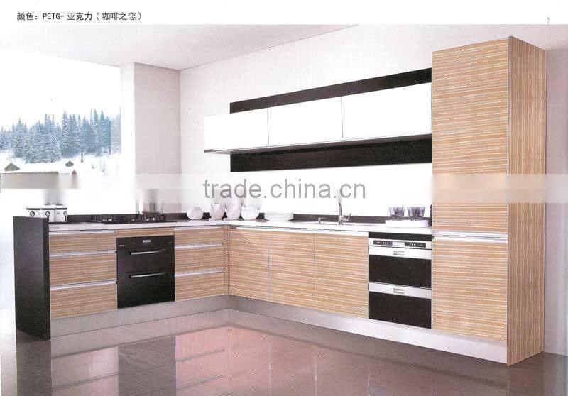 New colors of high glossy PET MDF or plywood for furniture