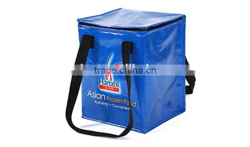 Promotion new design non-woven insulated cooler bag, lunch cooler bag wholesale