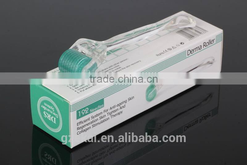 Clinic use 192 needles Lucid & transparent derma roller with full sizes 0.2- 3mm( leading manufacturer)