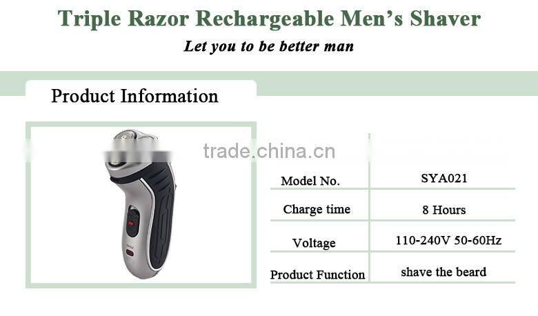 super wholesale professional cool hot selling shaver three individually rotary heads Shaver