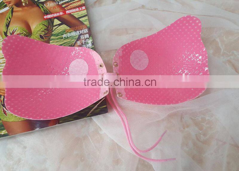 Beautiful Looks Magic Invisible Inserts Padded Adhesive Sexy Silicone Bra for Breast Enhance