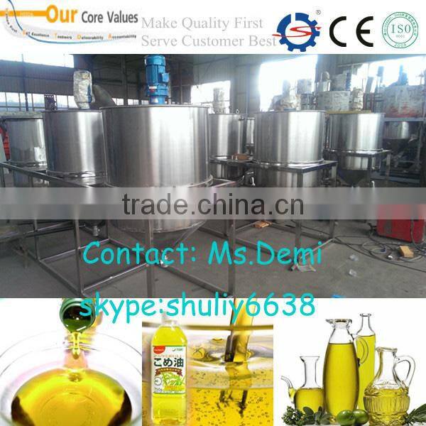 stainless steel edible oil refining machine cooking oil processing machine