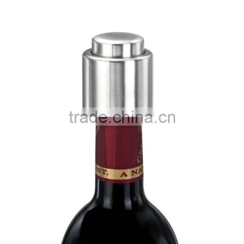 1 PCS Hot Sale New Stainless Steel Vacuum Sealed Red Wine Bottle Spout Liquor Flow Stopper Pour Cap