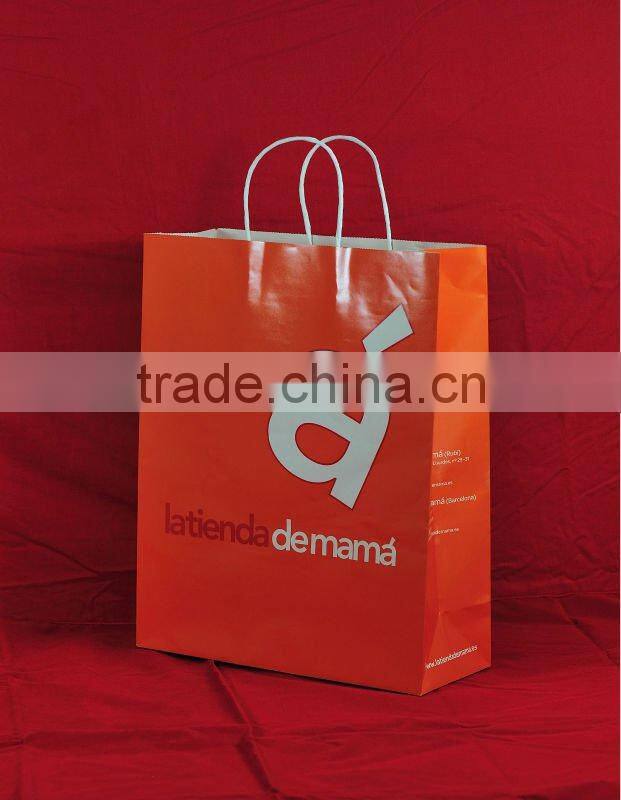 Kraft paper bag for clothes packaging