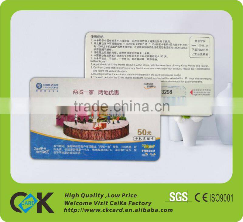 hot sale customized scratch card lottery scratch card