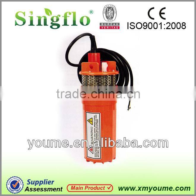 Singflo 12v/24v dc submersible solar water pump price for irrgation/solar water pump controller