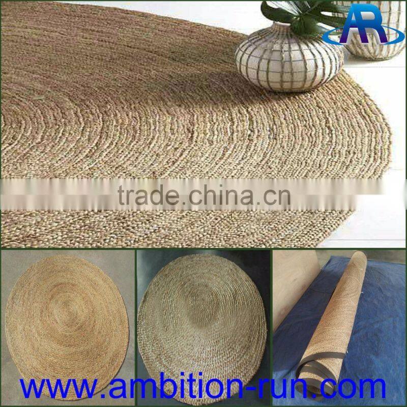 Round Sea grass carpet/water hyacinth carpet