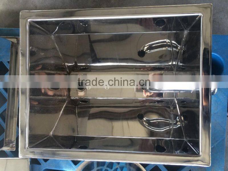 Stainless steel mini mixing square tank for cosmetics or chemical container