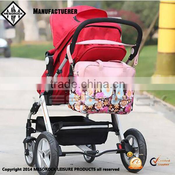 New Fashion Multifunctional Custom Wholesale Mummy Bag Baby Diaper Nappy Bag